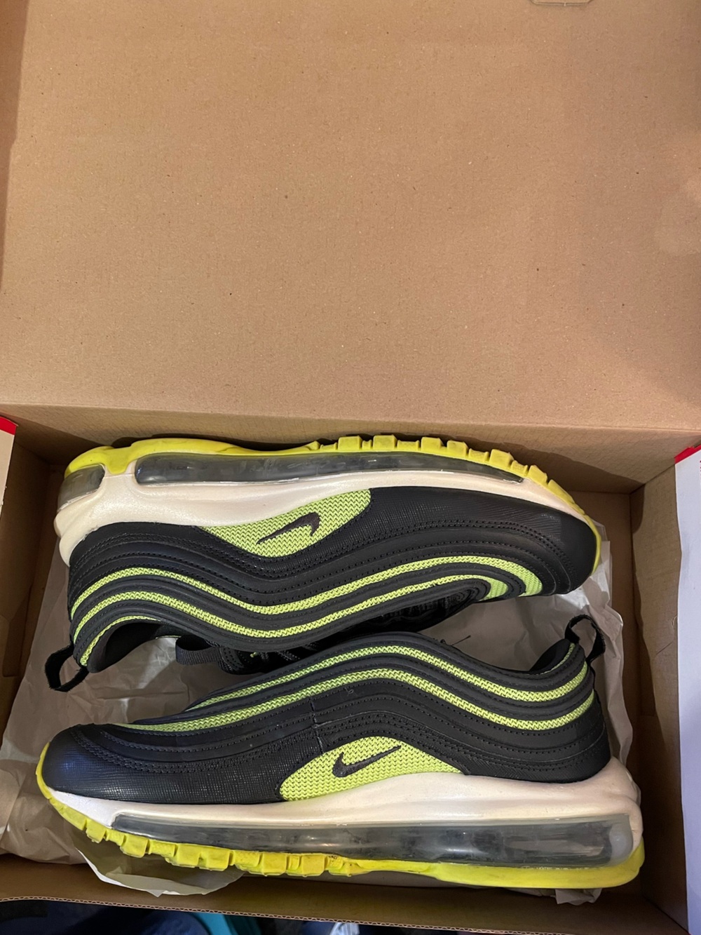 Nike Air Max 97 women’s size 7 neon green